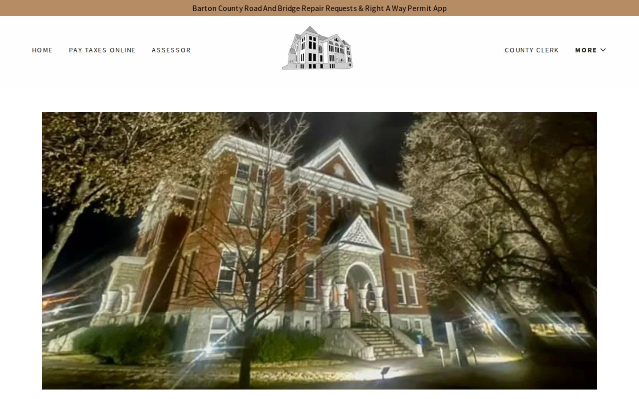 Barton County courthouse history in Lamar